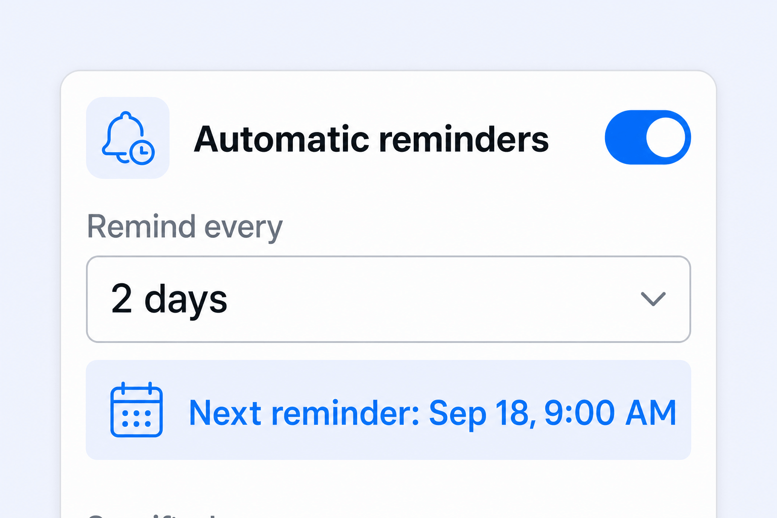Auto Reminders