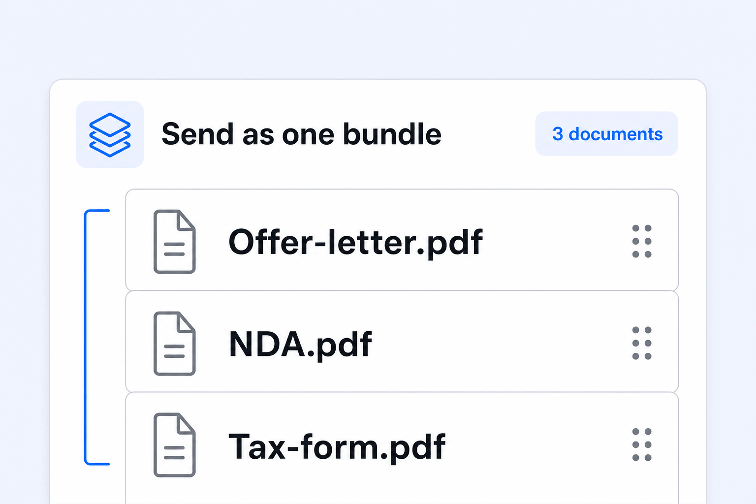 Bundle Docs Together