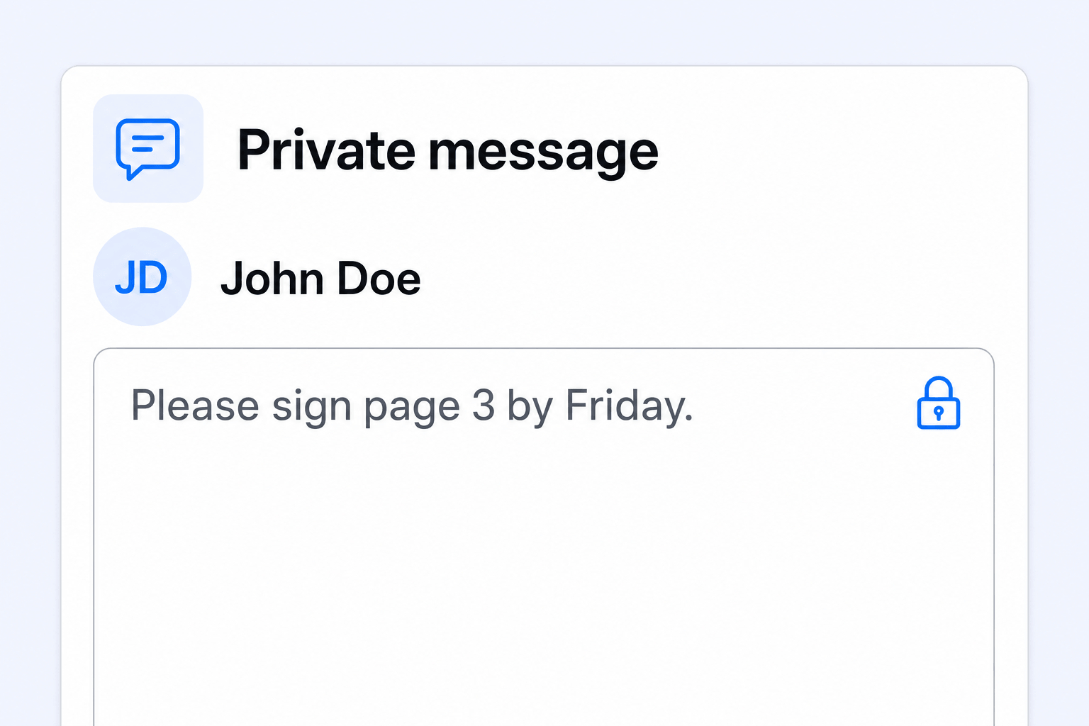 Custom Private Messages