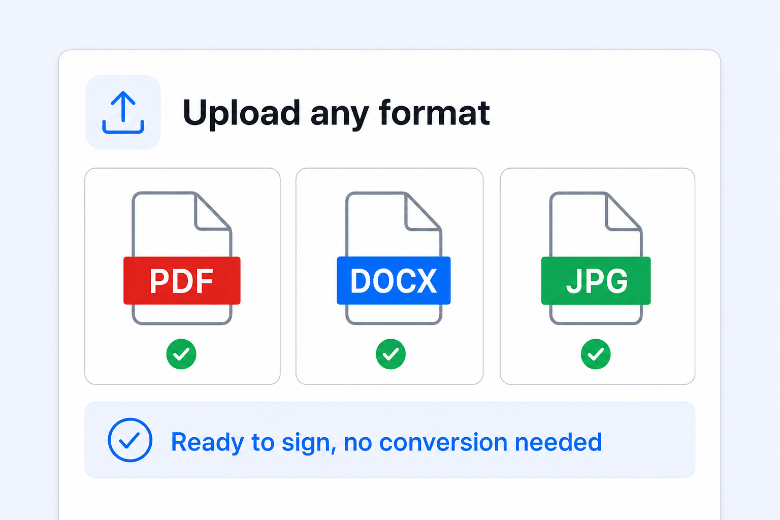 Multiple File Formats