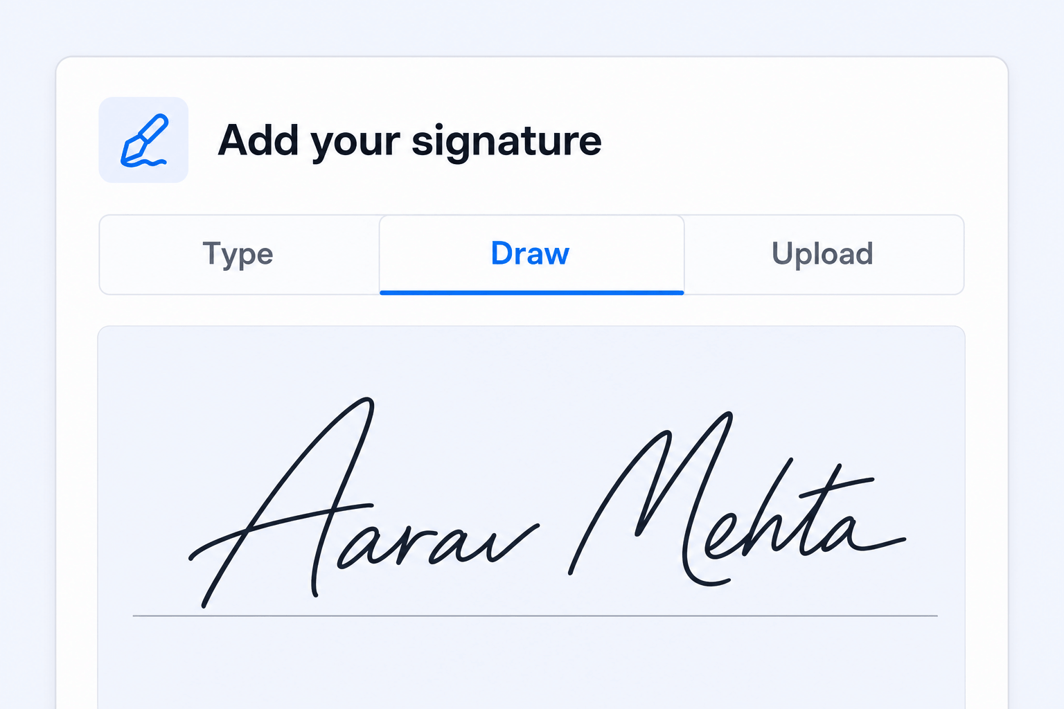 Multiple Signature Types