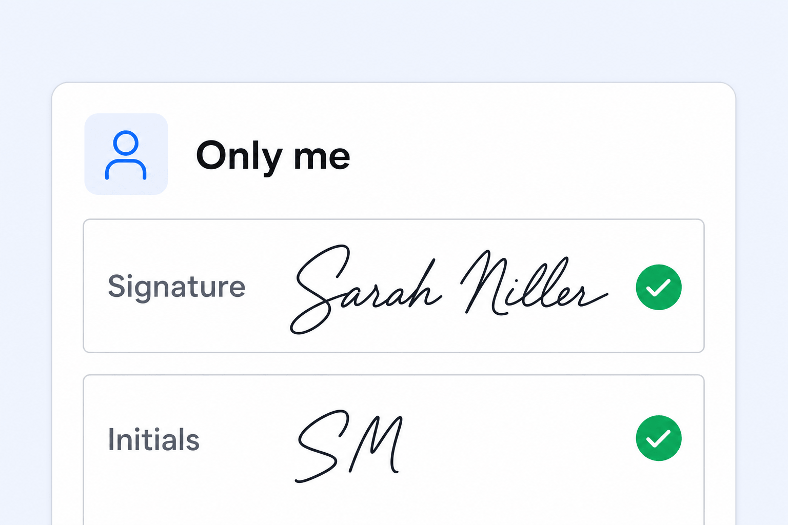 Self Sign